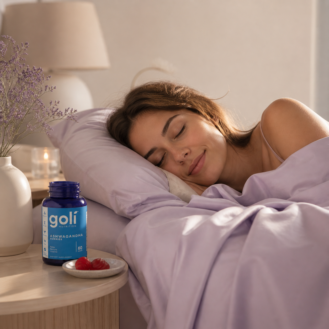 Gomitas de Ashwagandha para Dormir y Reducir Estrés